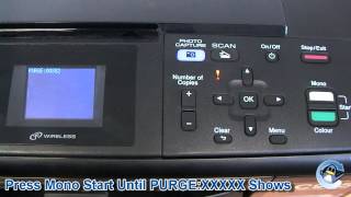 How to Reset Purge Counter on Brother DCPJ315W Printer [upl. by Isherwood]