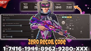 NEW UPDATE 34 🔥BEST SENSITIVITY CODECONTROL SETTINGS BGMIPUBG MOBILE  BGMI AFTER UPDATE 34 [upl. by Yelreveb]