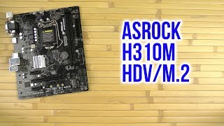 Распаковка ASRock H310M HDVM2 [upl. by Lehsreh]