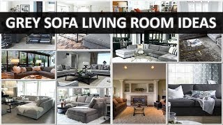 Grey Sofa Living Room Ideas  DecoNatic [upl. by Georgeta]