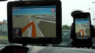 Navigon MobileNavigator 182 GPS in auto  iPhone amp iPad iOS  6999 € [upl. by Ruth]