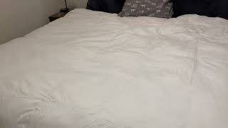 APSMILE Lightweight Goose Feathers Down Comforter King Cooling Feathers Down Duvet Review [upl. by Wadell2]