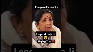 Lata Mangeshkar Ji Singing Tips ❤️ latamangeshkar latamangeshkarsongs shorts bollywood [upl. by Catlee]