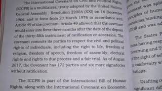 ITampE Human rights ICCPR and ICESCR [upl. by Tletski]