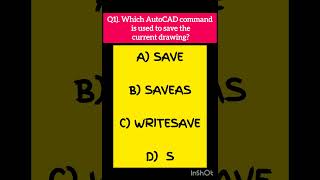 Answer fast as soon as you play this Video  Autocad Question [upl. by Sixel]