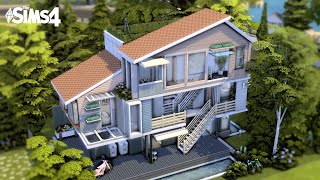 ☀기본팩에코라이프팩 대학생 전용 공동 하우스University studentonly house｜Sims4 Speed Build｜ NO CC｜Sims4 [upl. by Odlareg]