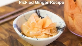 How to Make Pickled Ginger  Gari [upl. by Jaqitsch542]