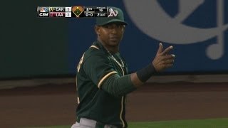 Cespedes throws out Kendrick at the plate [upl. by Leupold690]