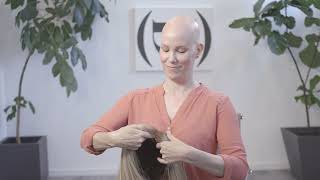 HOW TO PUT ON A precut Lace Front WIG  ALOPECIA [upl. by Le592]