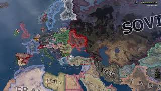 Götterdämmerung nonhistorical Kaiserreich route  Hoi4 Timelapse [upl. by Constant]