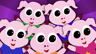 Five Little Piggies  Nursery Rhyme [upl. by Hadria]