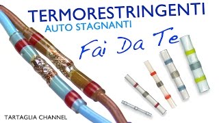 SPECIALI GUAINE termorestringenti autostagnanti FAI DA TE  Tartaglia channel [upl. by Llenrev633]