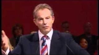 Tony Blair His Greatest Speech 1 of 4 [upl. by Nahsyar710]