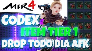 MIR4  Guia Codex  Drop Tier 1 Melhores Spots [upl. by Silvan]