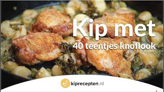 Kip met 40 teentjes knoflook  Kipreceptennl Heerlijk BBQ recept [upl. by Jane]