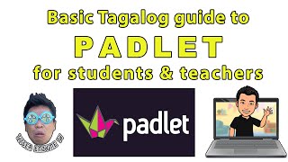 Basic Tagalog Guide in using PADLET for students and teachers [upl. by Dahij701]