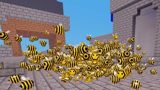 Roblox Bedwars beekeeper is so OVERPOWERED [upl. by Nickolaus]