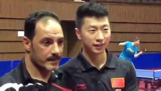 Ma Long with Ibrahim Hamadto [upl. by Er]