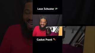 LEON SCHUSTER CASKET PRANK 😂⚰️ leonschuster casketprank southafrica youtubeshorts comedy [upl. by Laufer]