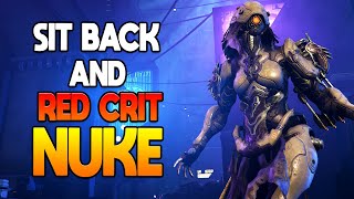 WARFRAME SIT BACK AND NUKE  Red Crit Ivara [upl. by Llednik]