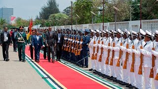 PRESIDENT KAGAME ARRIVES IN MOZAMBIQUE [upl. by Caesar]