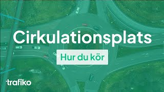 Hur du Kör i Cirkulationsplats Rondell filmat [upl. by Kadner]