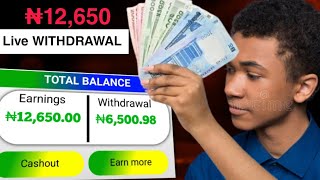 Live Withdrawal ₦12650 from This Website make money online in Nigeria with your phone [upl. by Devinne]