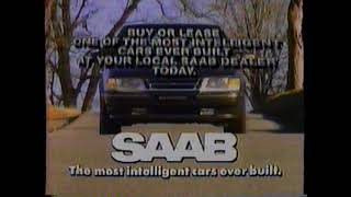 1989 SAAB 9000 quotThe most intelligent cars ever builtquot TV Commercial [upl. by Tombaugh]