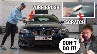 SCRATCHING the DriveTribe V10 BMW M5 estate [upl. by Oicneconi]