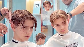 Corte de pelo tendencia  Tutoríal✅ leonardodicaprio frankiedejong kpop hairstyle hair cortes [upl. by Tatianna]