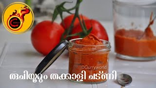 Tomato Chutney Thakkali Chutney രുചിയൂറും തക്കാളി ചട്ണി Best Combination with Dosa amp Idli Ep163 [upl. by Modern]