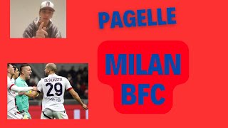 Pagelle Milan  Bologna  Skoru ipnotizza [upl. by Llertnac279]