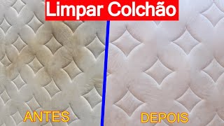 Como Limpar Colchão Encardido com Cheiro de urina Limpar colchão com bicarbonato de sódio [upl. by Noiramaj]