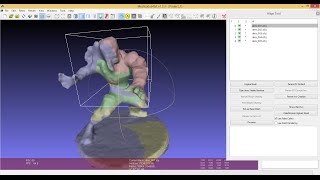 Meshlab Point Based Glueing [upl. by Rennat]