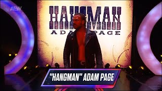 quotHangmanquot Adam Page Entrance  AEW Dynamite August 28 2024 [upl. by Emmie330]