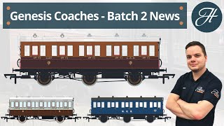 Hattons Genesis 4 and 6 wheel coaches  Batch 2 news [upl. by Lemert]