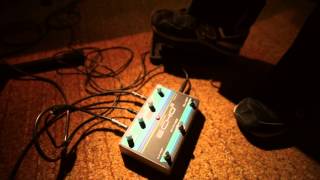 Synthrotek Cosmic Echo Squared delay fx pedal demo video stompbox [upl. by Nawd]