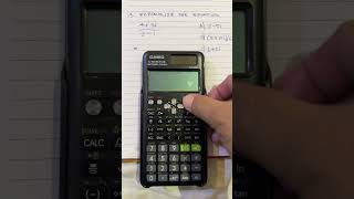 Calculator technique  How to solve rationalized equation [upl. by Bena]