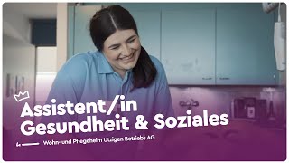 Pflege deine Mitmenschen als Assistentin Gesundheit amp Soziales  Lehrstellenvideo  Yousty [upl. by Seibold]