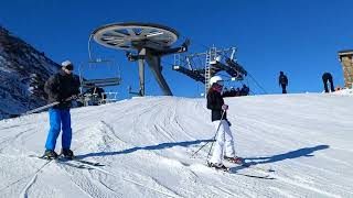 Grau Roig ski resort in Grandvalira in the Principality of Andorra [upl. by Aikkin]