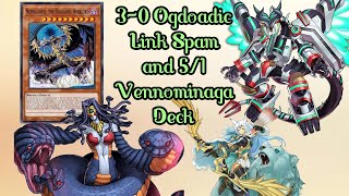 UNDEFEATED Yugioh Ogdoadic Link Spam Deck Profile Vennominaga Testing [upl. by Nigel]