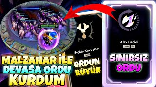 MALZAHAR İLE DEVASA ORDU KURDUM  LOL ARENA MODU [upl. by Animsaj]