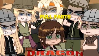 HTTYD How To Train Your Dragon React To future All Part [upl. by Anialeh736]