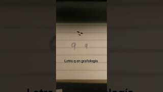 Grafología letra q grafología [upl. by Donnell501]