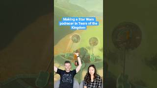 Making a Star Wars podracer in Tears of the Kingdom shorts [upl. by Neenej632]