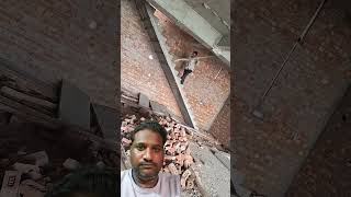 Stairs Plate Remove Easy construction work demolition contstruction [upl. by Oiredised]