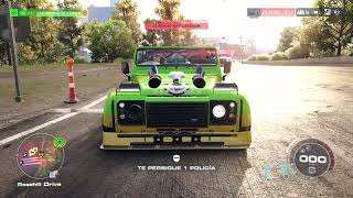 Crasheando Coches de Policia 🆚 quotLand Rover Defenderquot Need For Speed Unbound [upl. by Halilad]