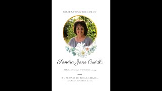 Sandra Jane Criddle A Celebration of Life [upl. by Nnawaj]