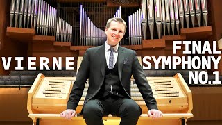 VIERNE  SYMPHONY NO 1 FINAL  ORGAN  JONATHAN SCOTT [upl. by Oicram311]