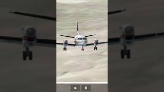 Saab 340B at LukaNepal at 11000ft for more landing comment planes aviation landing avgeek [upl. by Moitoso]